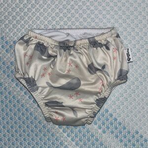 Kids Swim Diaper with Whale Print